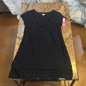 Xhilaration Black Lace Mini Dress
